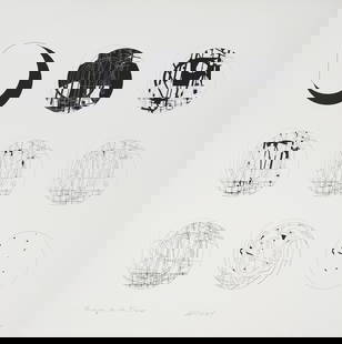 Ai Weiwei (Chinese, born 1957) Serpentine Gallery Pavilion Screenprint, 2012, on wove paper, sig...: Ai Weiwei (Chinese, born 1957) Serpentine Gallery Pavilion Screenprint, 2012, on wove paper, signed and numbered 97/200 in pencil, also signed by the architects Herzog & de Meuron in pencil, published