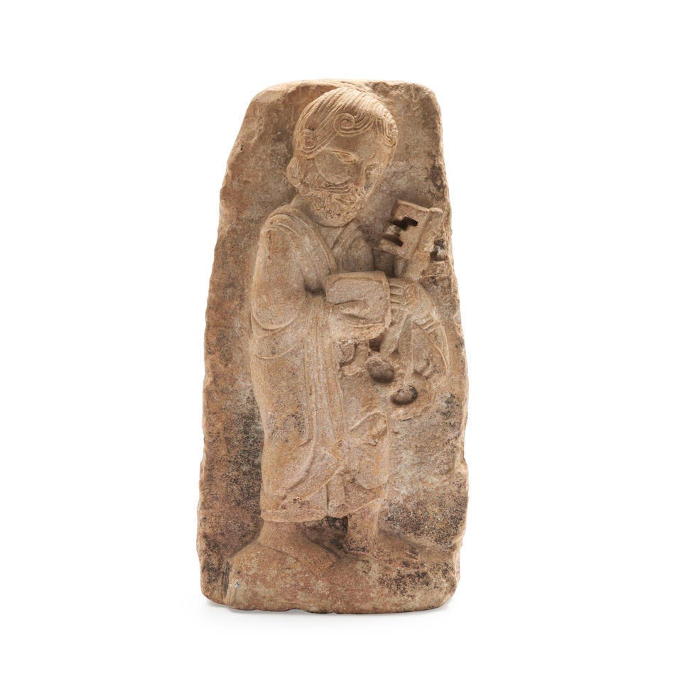 Limestone Carving of St. Peter, (1 of 1)