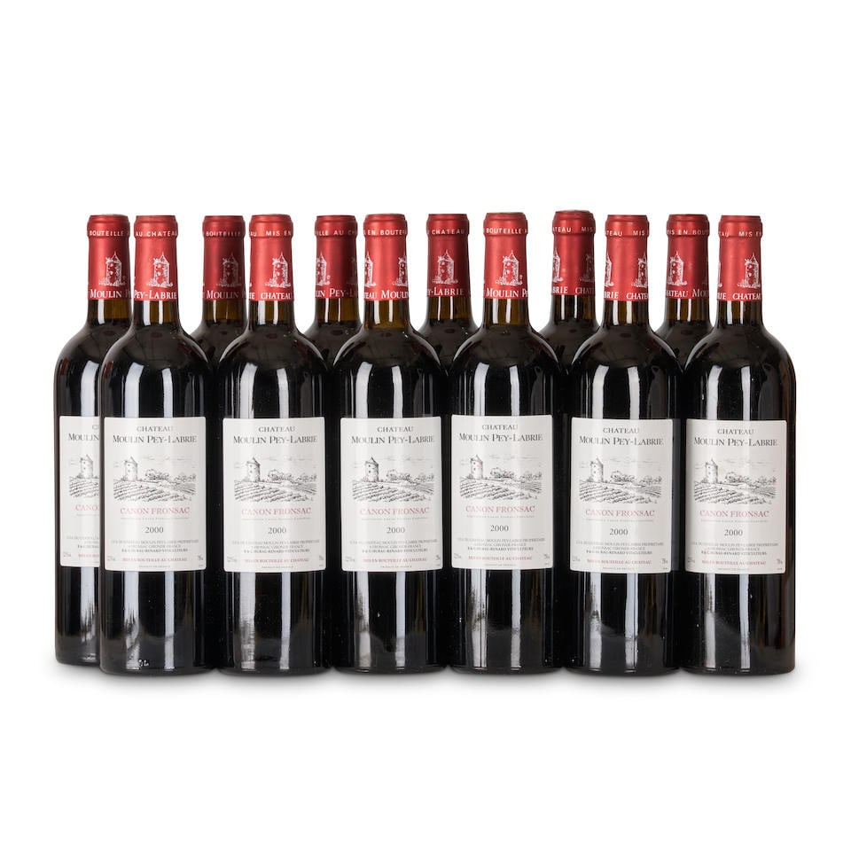 Chateau Moulin Pey Labrie 2000 (12 bottles) (1 of 1)