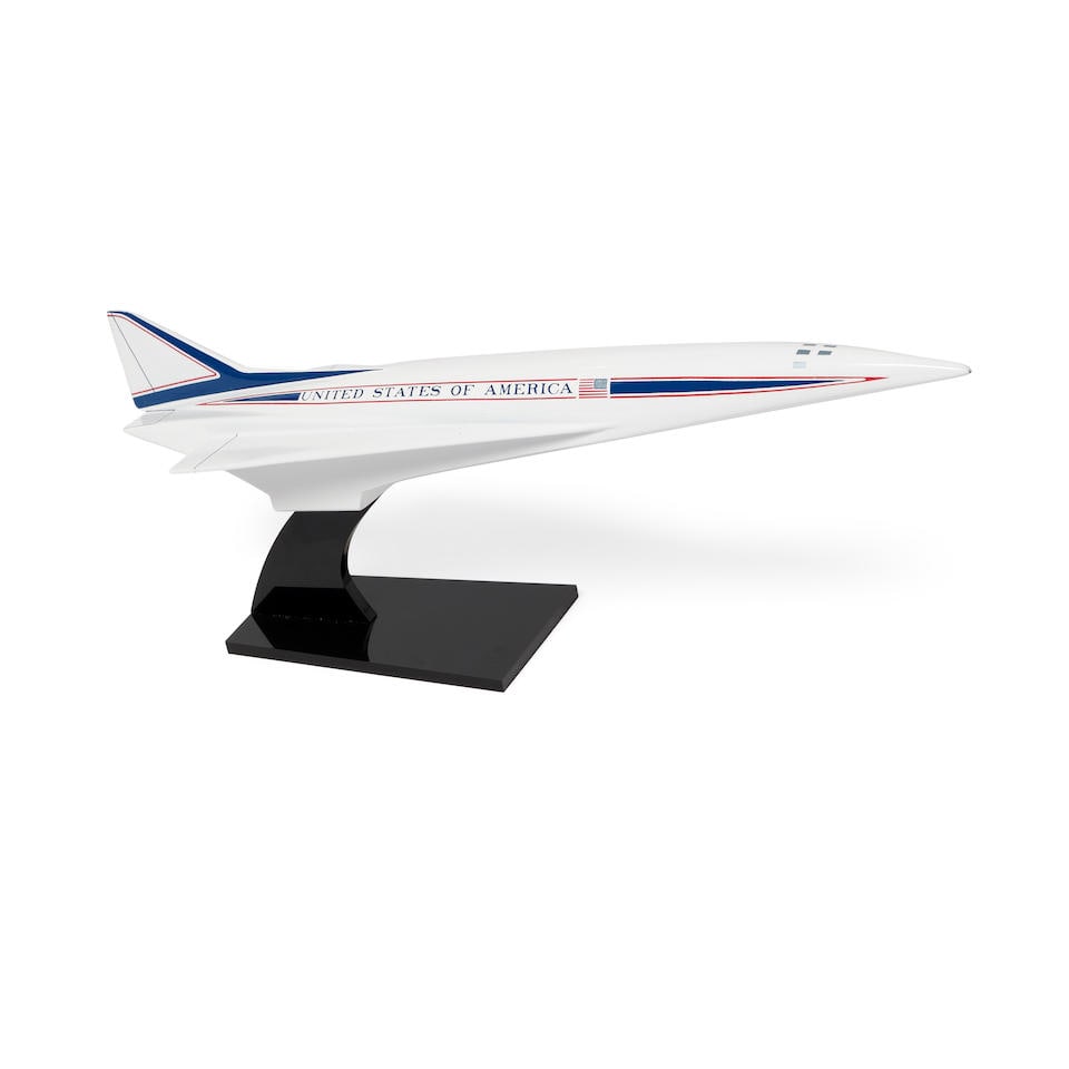 ROCKWELL X-30 NASP CONCEPT CONTRACTOR'S MODEL. Mixed materials on plastic base, Penwal, 1980s, 4... (1 of 2)