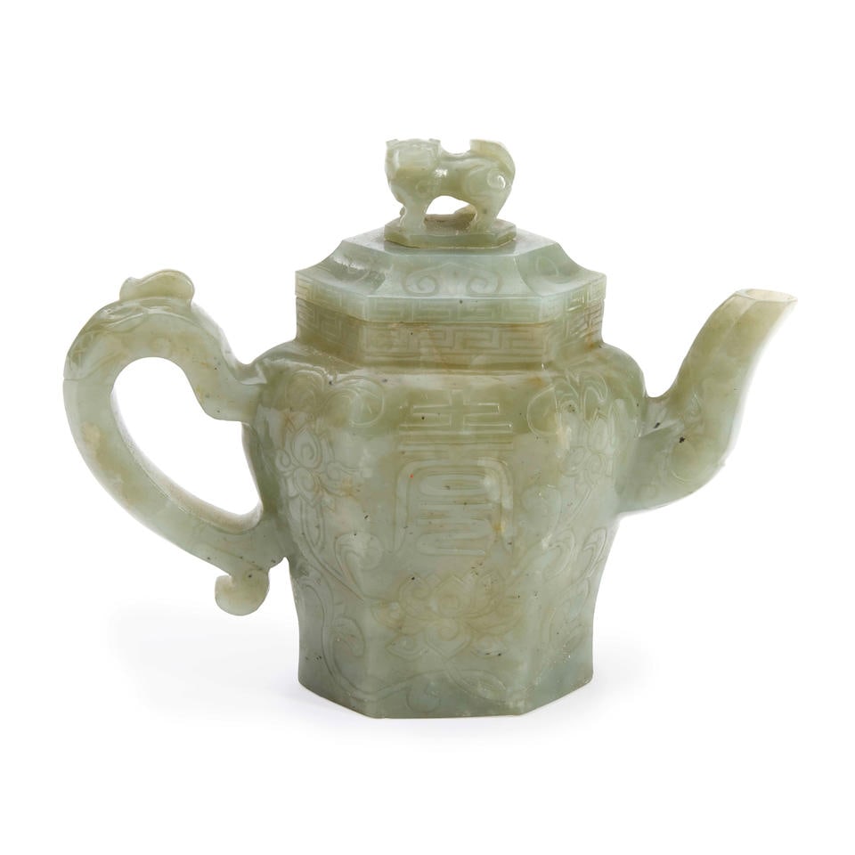 Jadeite Teapot And Cover Auction