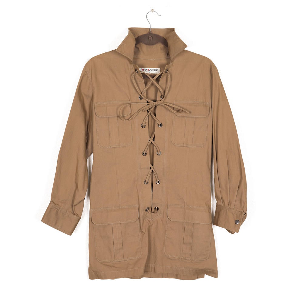 SAINT LAURENT Rive Gauche, Collection Prêt à Porter, circa 1970. Saharienne (1 of 2)