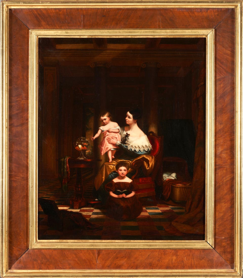 Samuel F.B. Morse (American, 1791-1872), c. 1832 The Goldfish Bowl 29 3/4 x 27 7/8 in. (1 of 4)