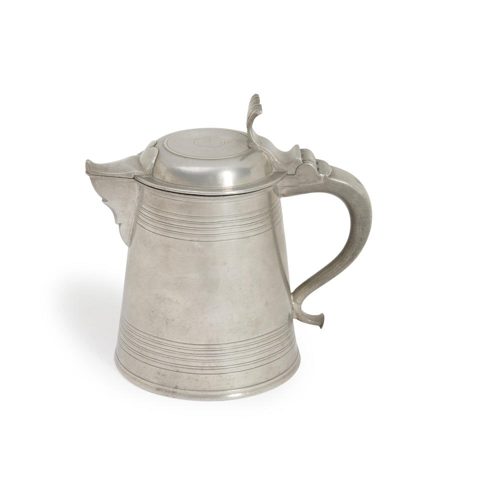 Pewter Tankard, Sweden, mid-18th century. (1 of 2)