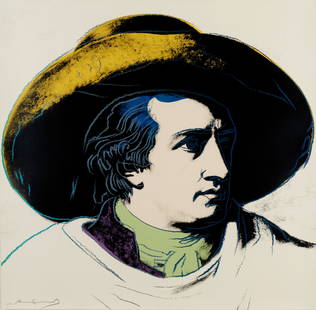 Andy Warhol (1928-1987); Goethe;: Andy Warhol (1928-1987) Goethe (Feldman & Schellmann II. 272), 1982 Screenprint in colors on Lenox Museum Board, signed in pencil and annotated 'AP 9/22' (an artist's proof, aside from the edition of