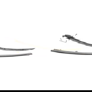 European Light Cavalry Saber,: European Light Cavalry Saber, early 19th century. Iron hilt with narrow counter-guard and down turned quillon, narrow knuckle bow with flattened diamond profile connecting to a flat pommel with diamon