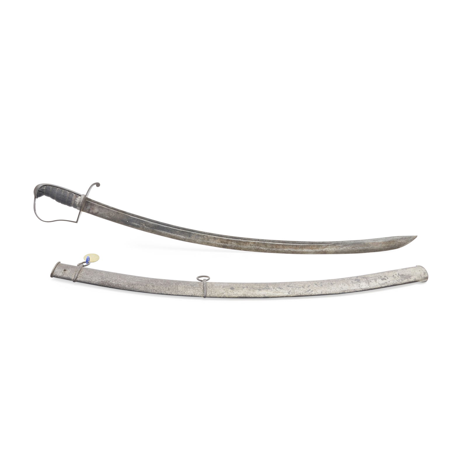 American Militia Cavalry Saber and Scabbard, (1 of 1)