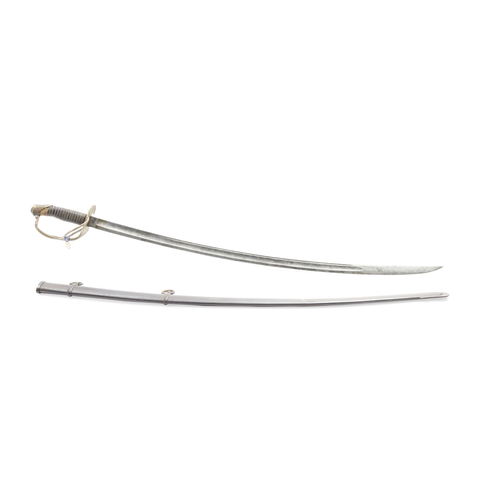 Imported U.S. Model 1860-style Cavalry Officer's Sword and Scabbard, (1 of 1)