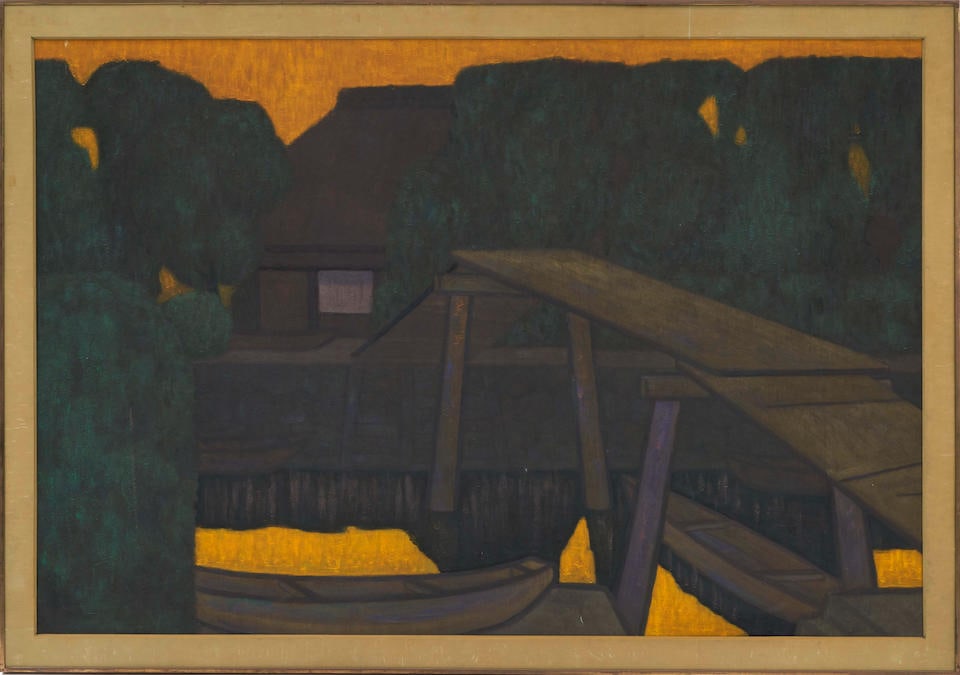 CONTEMPORARY LANDSCAPE OF A NIGHT SCENE (1 of 3)