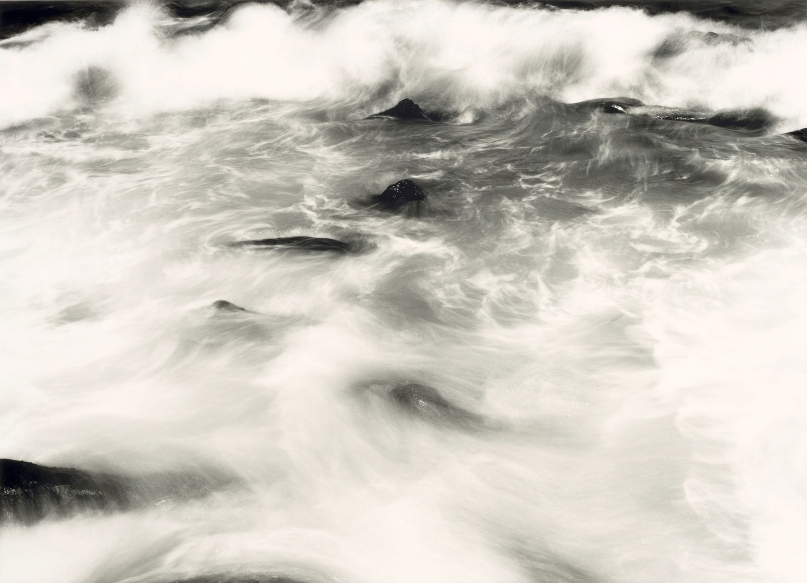 Thomas Joshua Cooper (born 1946); 'Furthest West - The Mid Atlantic Ocean, Pointe des Almadies, ...: Thomas Joshua Cooper (born 1946) 'Furthest West - The Mid Atlantic Ocean, Pointe des Almadies, The Cape Verde Peninsula, Senegal', 2004 Gelatin silver print; mounted, signed in pencil on the mount, si