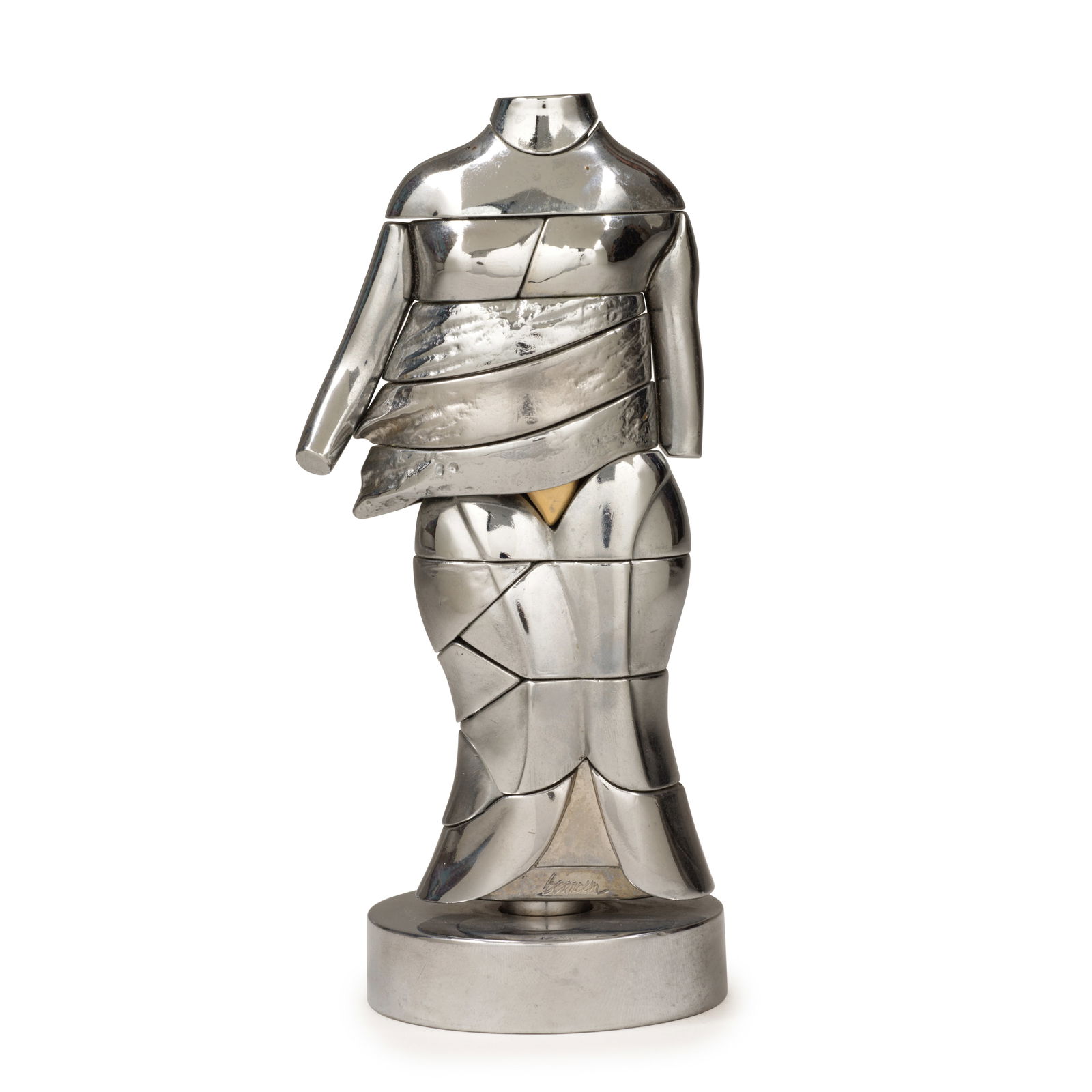 Miguel BERROCAL (1933-2006) Mini Cariatide 1968-1969Métal chroméSculpture démonta... (1 of 1)