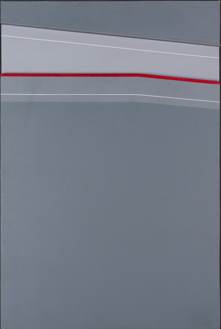 JEAN DUBOIS (1923-1990) Composition abstraite: JEAN DUBOIS (1923-1990) Composition abstraite 1981 Signée et datée au dos Huile sur panneau en relief Gesigneerd en gedateerd op de achterkant Olieverf op paneel in reliëf Signed and da