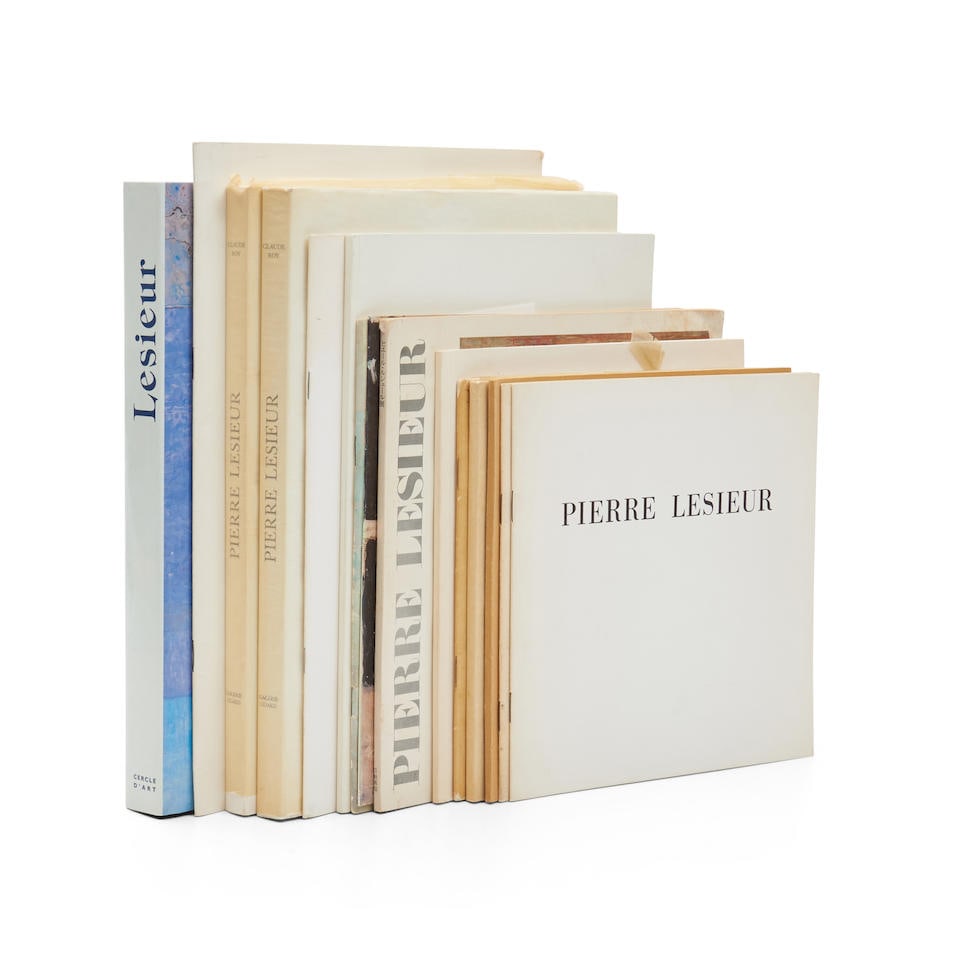 LESIEUR, PIERRE.1922-2011. Three art books and 10 catalogues. (1 of 7)