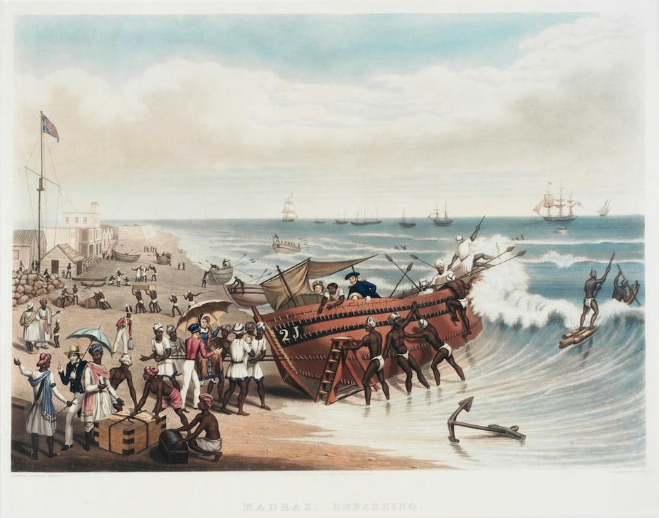 EAST, JAMES BUTLER.  Two prints. (1 of 2)