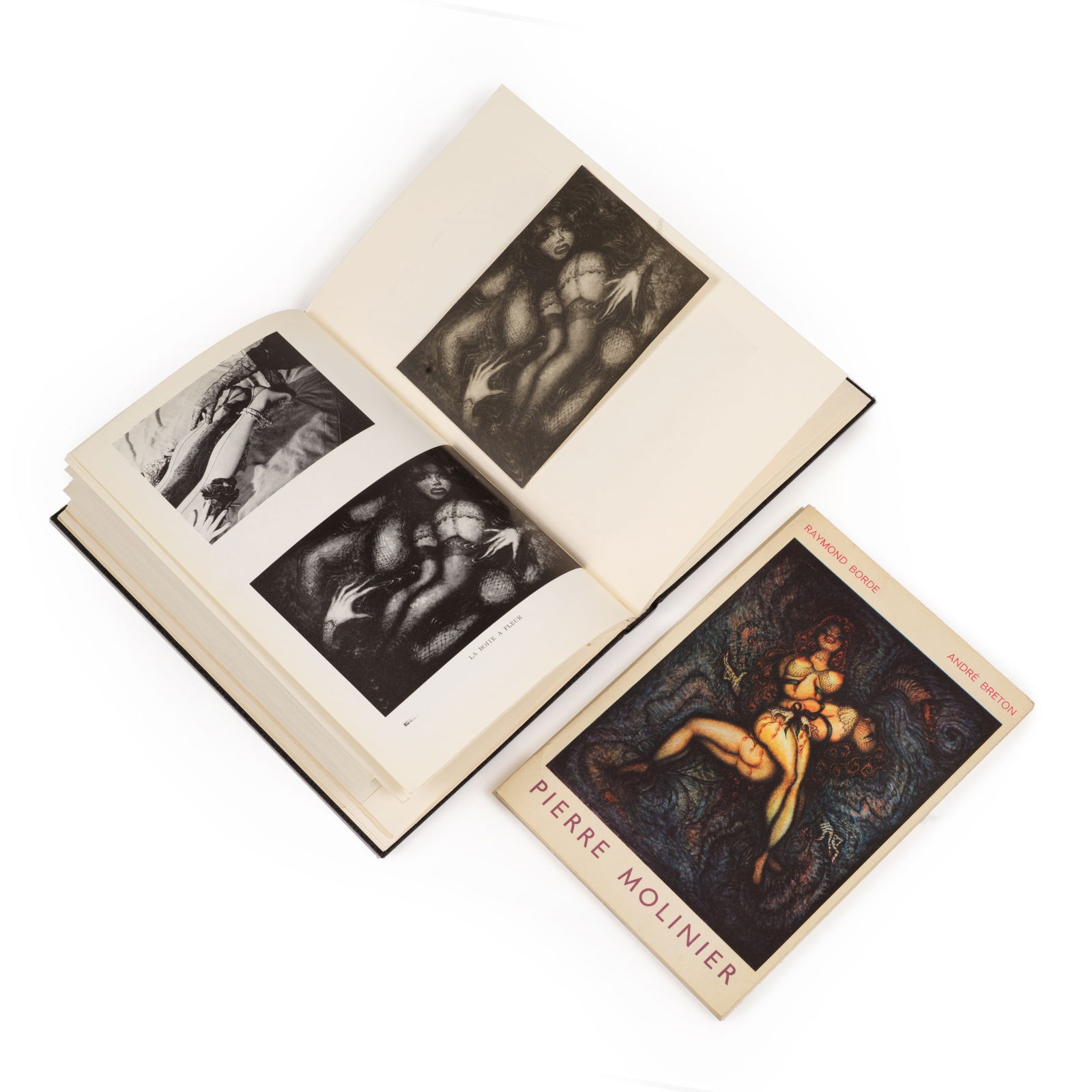 Pierre Molinier (1900-1976) 'Pierre Molinier', par Raymond Borde, texte d'André Breton: Pierre Molinier (1900-1976) 'Pierre Molinier', par Raymond Borde, texte d'André Breton Plaquette illustrée de 60 photographies dont 6 en couleur, 50 exemplaires sur Marais ornés d'une