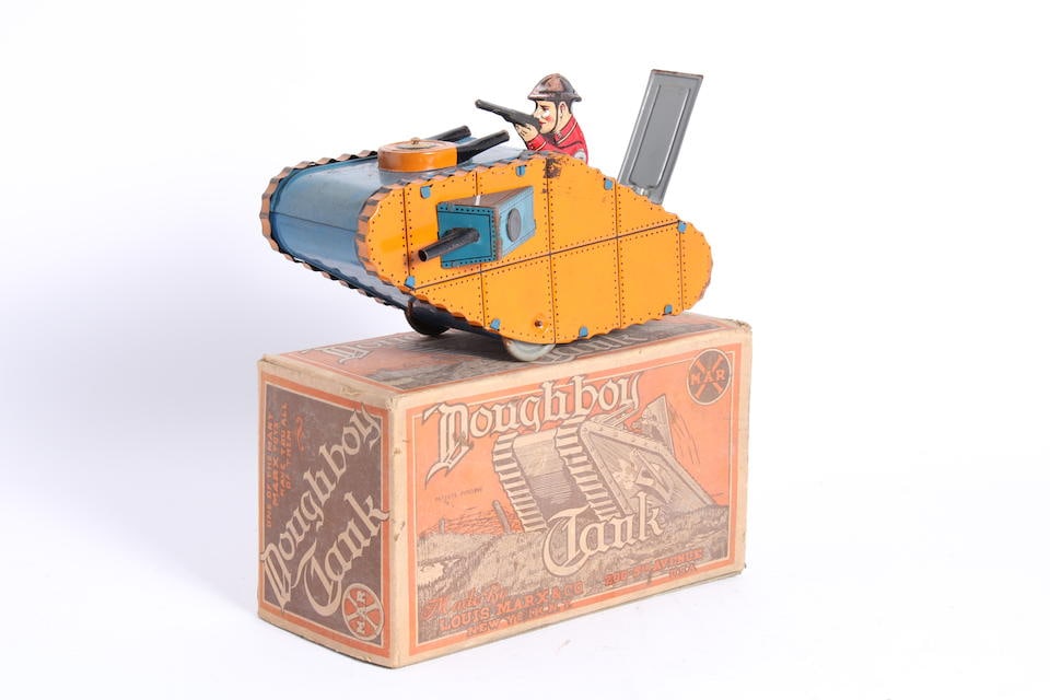 A boxed Doughboy Tank by Marx, American, 1930s,  (2) (1 of 1)