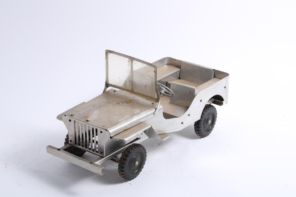 An aluminum Jeep model (1 of 1)