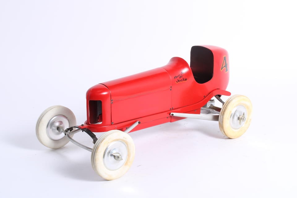 A custom-built tether racecar made by Jocko Jackson, 1990 (1 of 1)