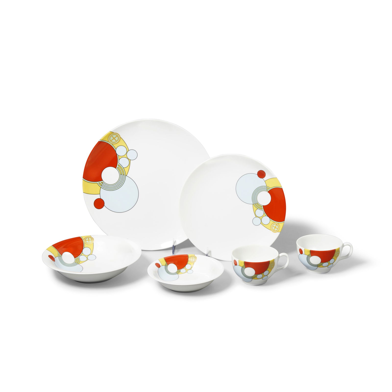 FRANK LLOYD WRIGHT (1869-1959) Set of Imperial Hotel Dinnerware1984by Noritake for Heinz and Co.... (1 of 1)