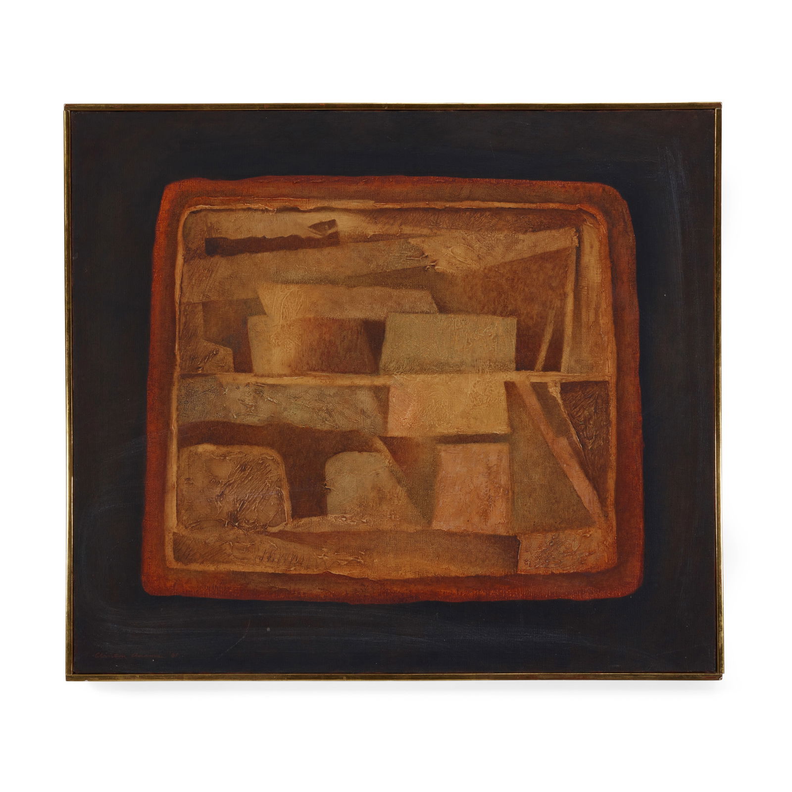 CLINTON ADAMS (1918-2002) Stele1961oil on canvas, signed and dated 'Clinton Adams '61' lower lef... (1 of 1)