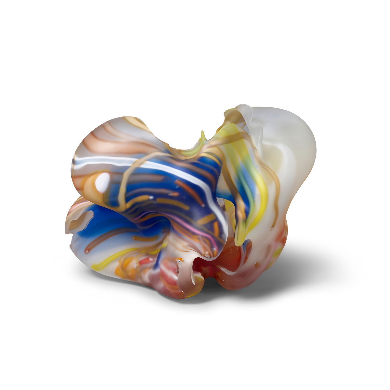 MARVIN LIPOFSKY (1938-2016) San Jose Group 2004-6 #22004cut, sandblasted and acid-polished mold-...: MARVIN LIPOFSKY (1938-2016) San Jose Group 2004-6 #2 2004 cut, sandblasted and acid-polished mold-blown glass, incised 'SAN JOSE GROUP 2004-6 #2 Lipofsky' on the underside height 11 1/2in (29.2cm); wi