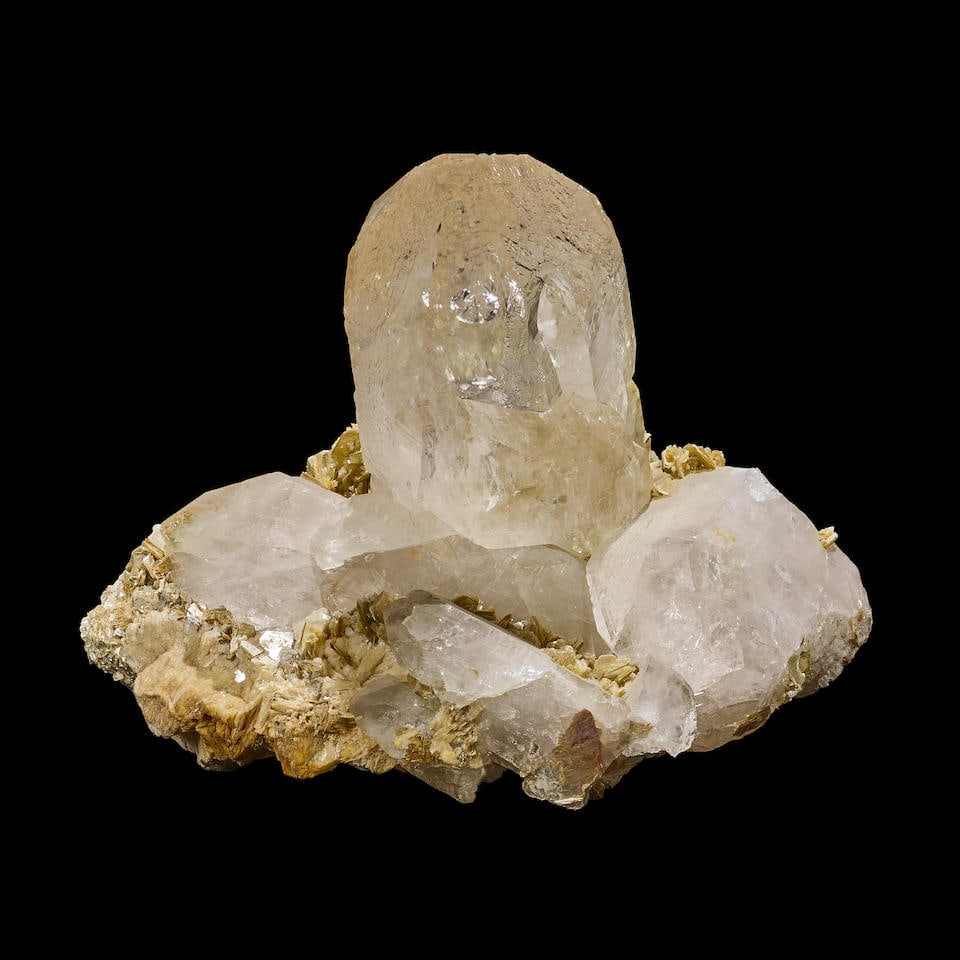 Quartz Cluster with Mica Matrix (1 of 1)