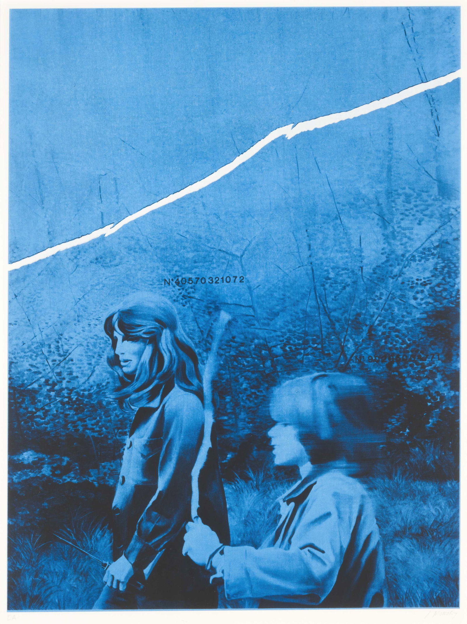 JACQUES MONORY (1934-2018) Antoine1974: JACQUES MONORY (1934-2018) Antoine 1974 Signée et numérotée EA au crayon Ed.Georges Fall - Revue Opus Sérigraphie en couleurs sur bristol blanc Getekend en genummerd EA in potlood