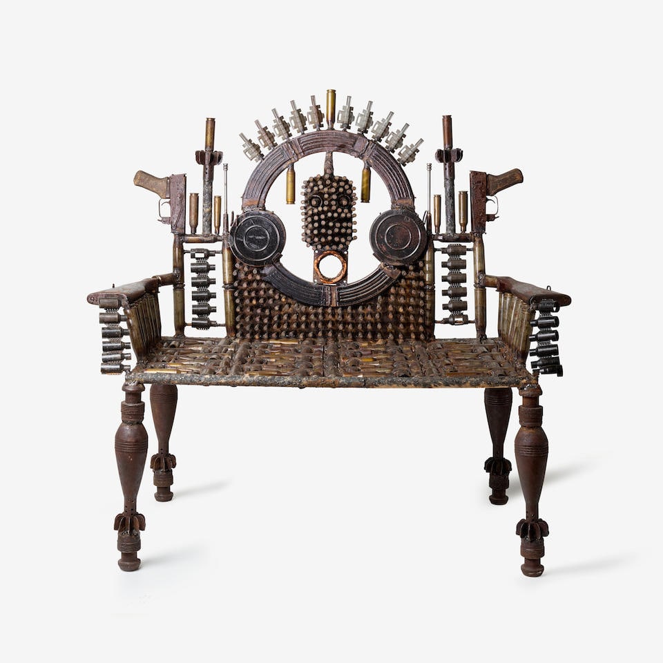 Gonçalo Mabunda (born 1975) Untitled (Throne), 2015 (1 of 2)