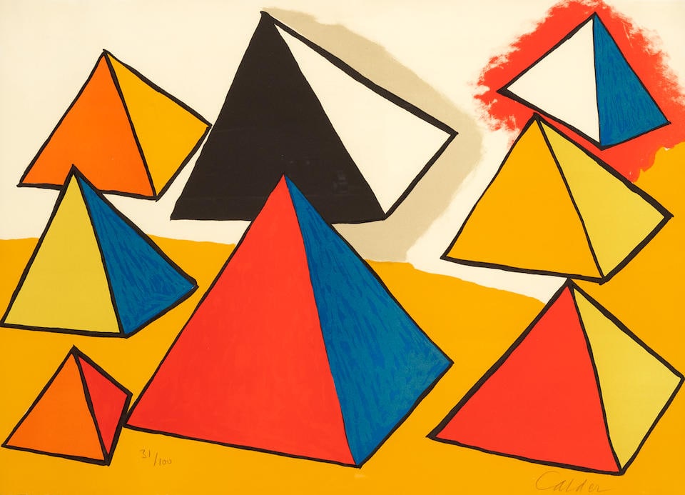 Alexander Calder (1898-1976); One Plate, from La Mémoire Eléméntaire; (1 of 1)