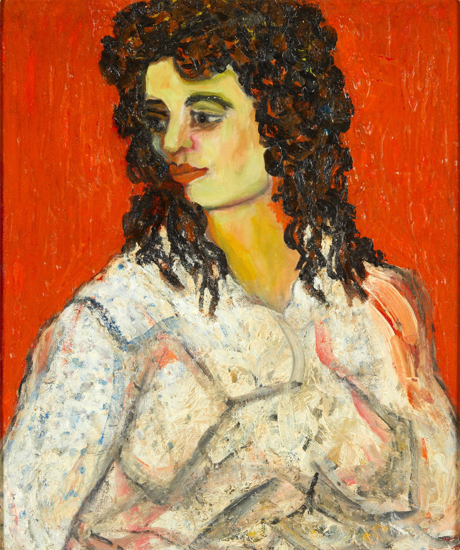 Sacha Moldovan (Russian/American, 1901-1982) Portrait d'une femme 23 1/4 x 17 3/4 in. (53.8 x 45... (1 of 1)