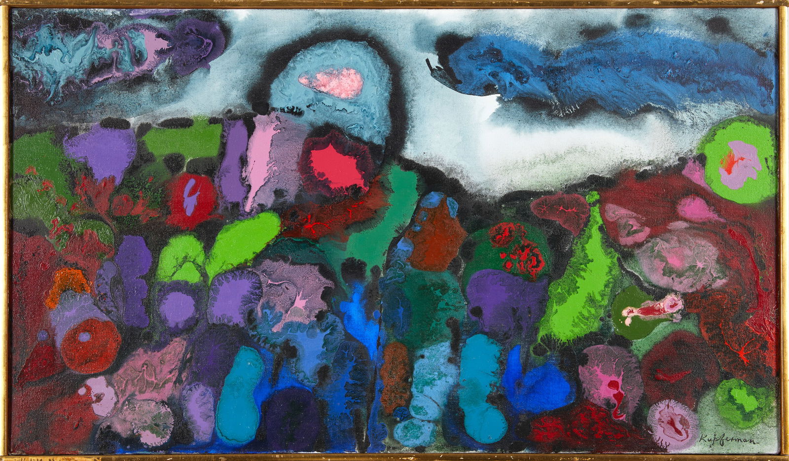 Lawrence Kupferman (American, 1909-1982) Maine Coast Twilight 3 18 x 31 in. (45.5 x 78.5 cm) fra... (1 of 1)