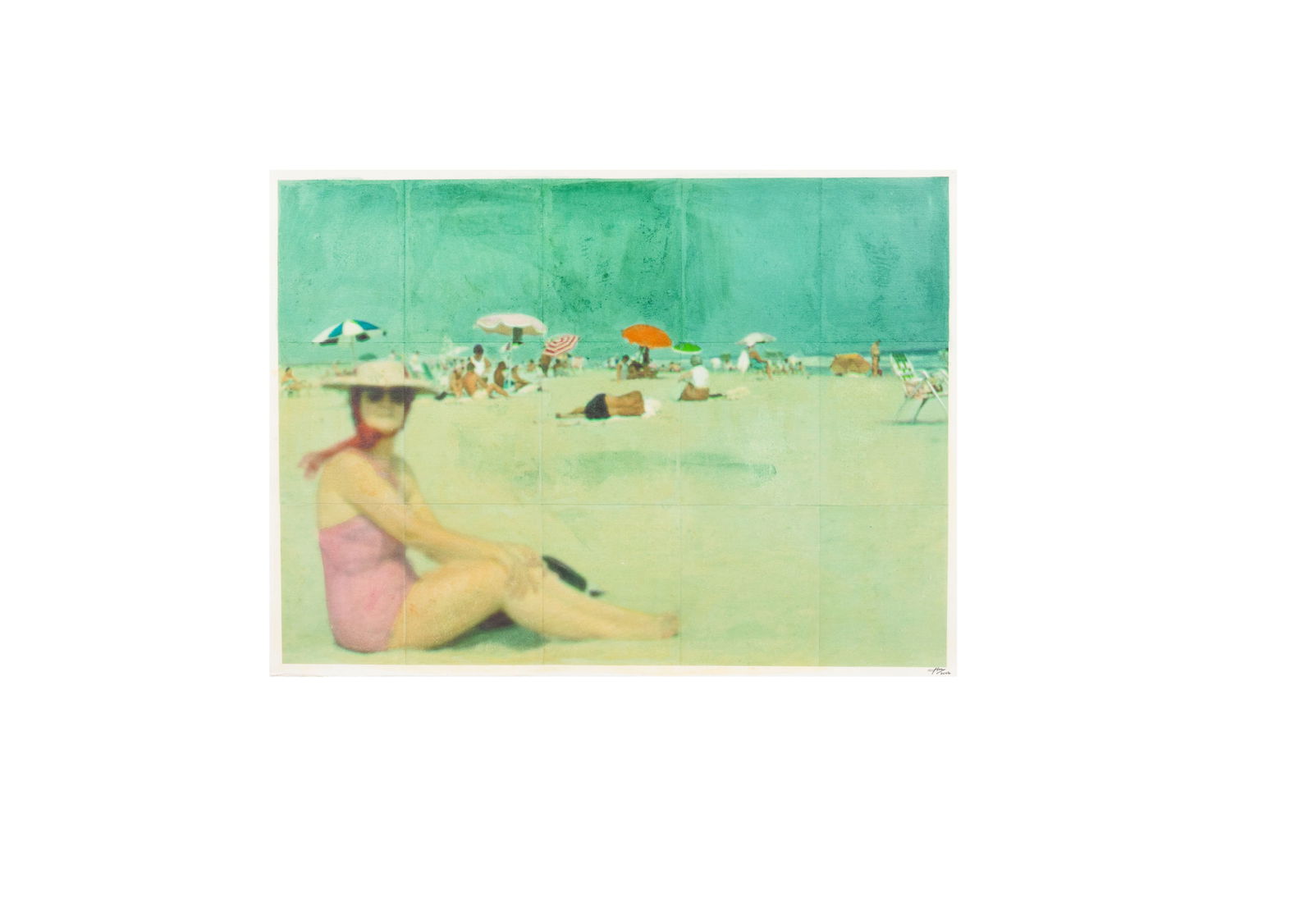 Isca Greenfield-Sanders (American, born 1978) Red Scarf 21 3/4 x 29 1/2 in. (55.2 x 74.9 cm) fra...: Isca Greenfield-Sanders (American, born 1978) Red Scarf signed indistinctly and dated '...2002' (lower right), titled and dated to 2003 on a label from Salon 94, New York (affixed to the frame backing