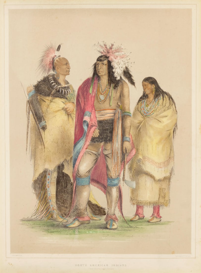 After George Catlin (1794-1872); North American Indians, No. 1; (1 of 1)