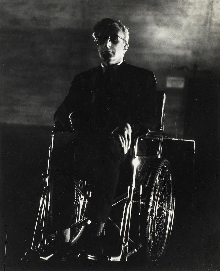 Weegee (Arthur Fellig) (1899-1968); Peter Sellers in 'Dr. Strangelove'; (1 of 2)