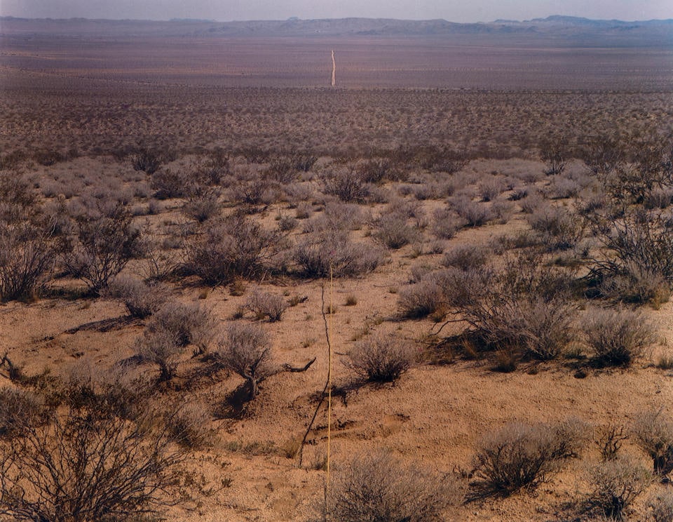 John Pfahl (1939-2020); Vertical Highway (from 'Altered Landscapes');: John Pfahl (1939-2020) Vertical Highway (from 'Altered Landscapes'), 1976 Dye-transfer print, printed 1981; signed and dated in ink on the reverse. 7 7/8 x 10 in. (20 x 25.4 cm.) sheet 8 1/2 x 11 in.