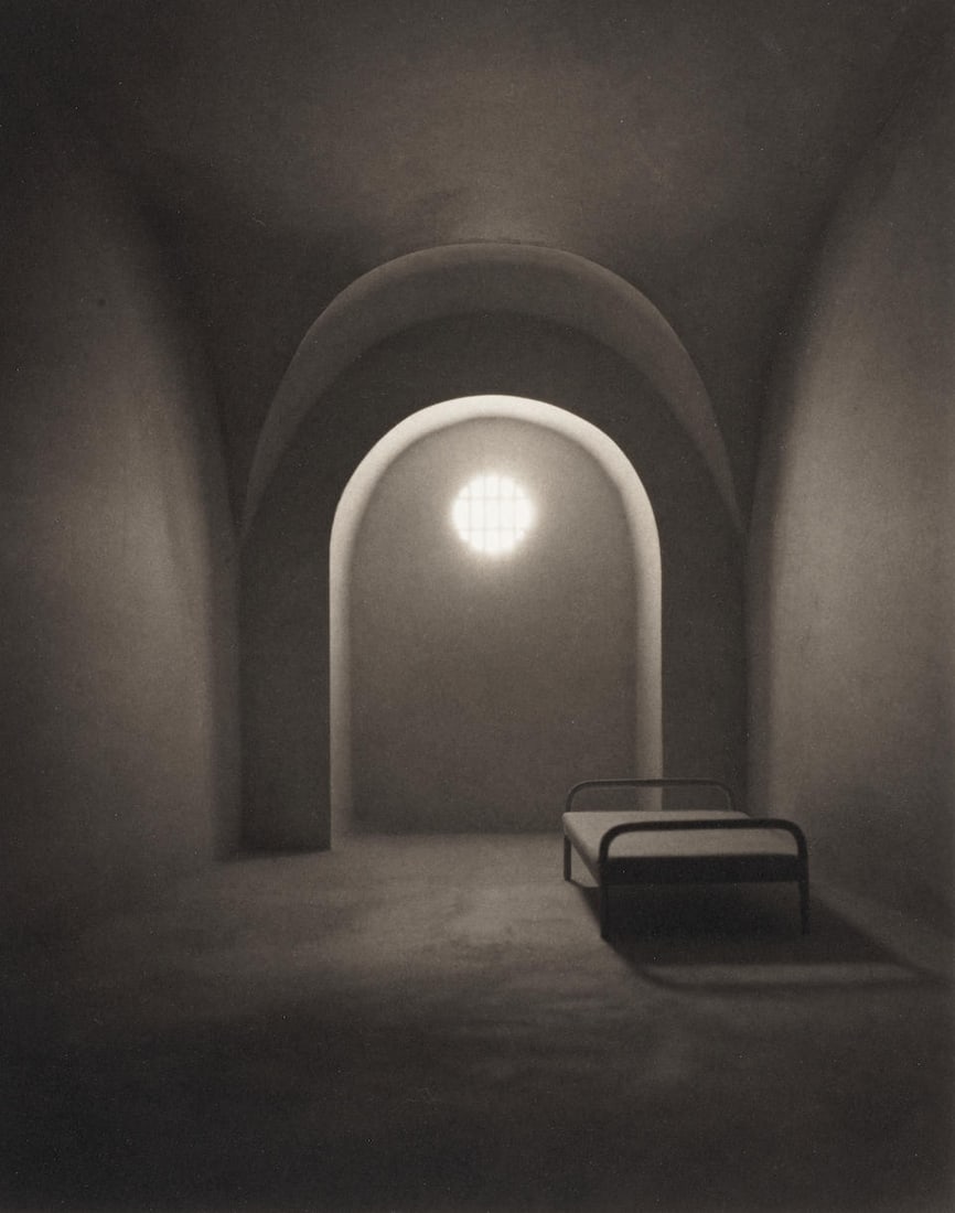 James Casebere (born 1953); A Barrel-Vaulted Room (from the 'Prison' series); (1 of 1)
