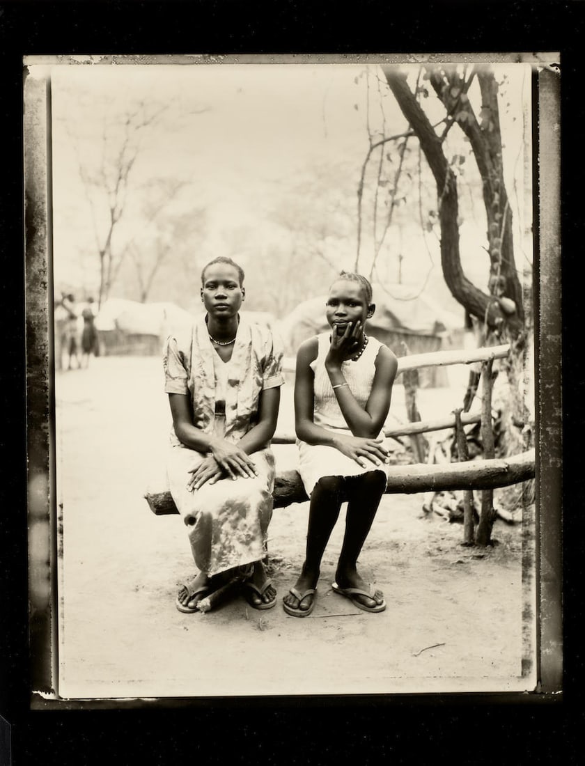 Fazal Sheikh (born 1965); 'Rachel and Ochol, Family Section, Sudanese Refugee Camp, Lokichoggio,... (1 of 1)