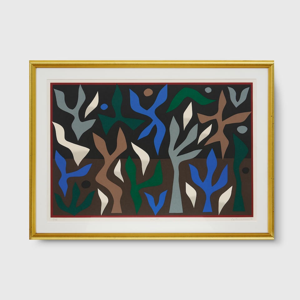 John Coburn (1925-2006) Winter, 1988: John Coburn (1925-2006) Winter, 1988 numbered, titled, signed and dated below image: '83/99 Winter Coburn '88' screenprint edition:83/99 48.0 x 72.0cm (18 7/8 x 28 3/8in). Footnotes: PROVENANCE Privat