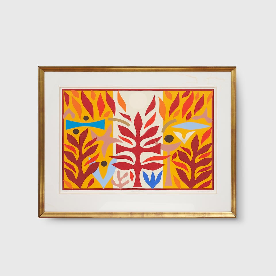 John Coburn (1925-2006) Resurrection, 1988: John Coburn (1925-2006) Resurrection, 1988 numbered, titled, signed and numbered below image: '26/99 Resurrection Coburn '88' screenprint edition: 26/99 47.5 x 71.5cm (18 11/16 x 28 1/8in). Footnotes: