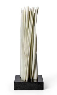 PABLO ATCHUGARRY (B. 1954) Untitled 2011: PABLO ATCHUGARRY (B. 1954) Untitled 2011 incised with the artist's signature Carrara marble on granite base 18 by 5 1/2 by 4 3/4 in. 46 by 14 by 12 cm. This work was executed in 2011. Footn