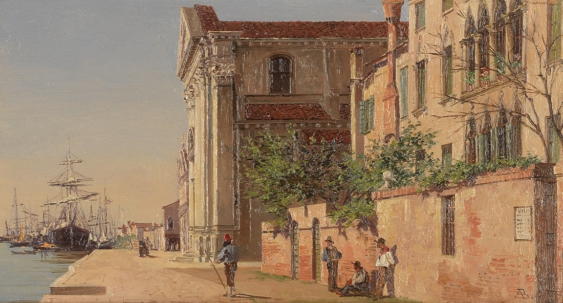 Antonietta Brandeis (Czech, 1849-1926) Church of Saint Mary of the Rosary 'Gesuati', Venice (1 of 1)