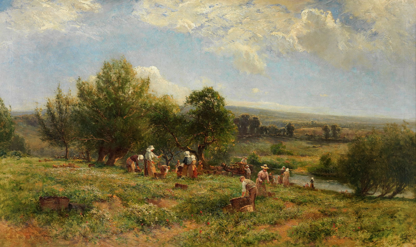 David Bates (British, 1840-1921) Harvest time (1 of 1)