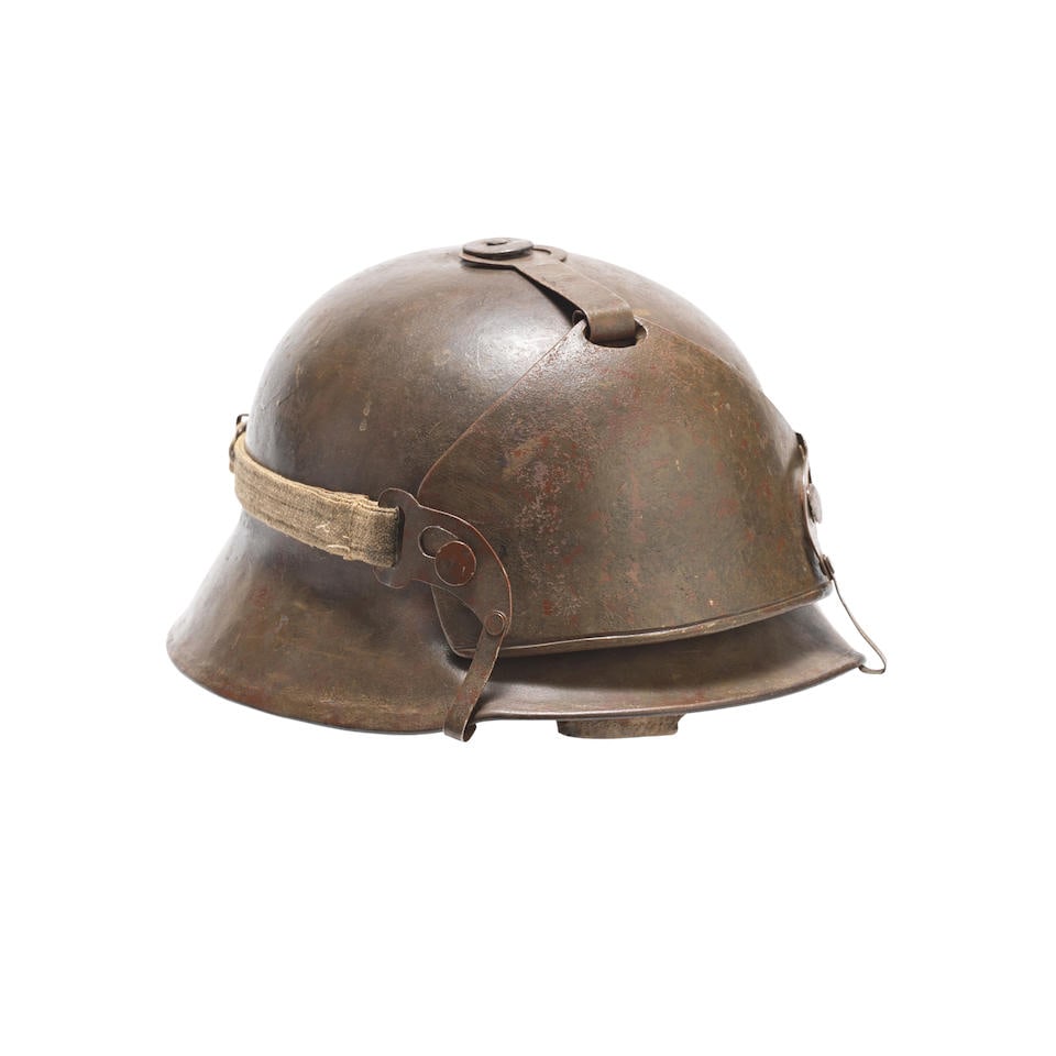 A rare Austrian 'M16 Berndorfer' combat helmet (1 of 1)