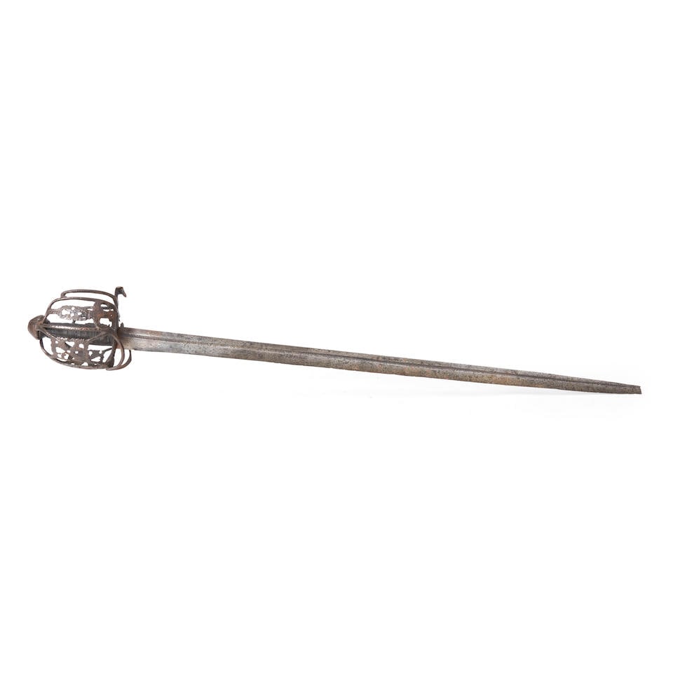 English Basket Hilt Sword, (1 of 5)