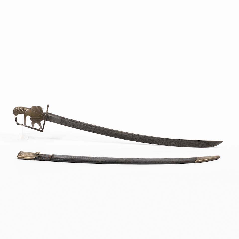 Saxon Short Saber and Scabbard, (1 of 4)