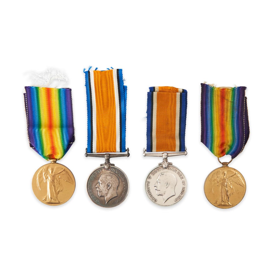 Two English World War I RAF Medal Groupings. (1 of 1)