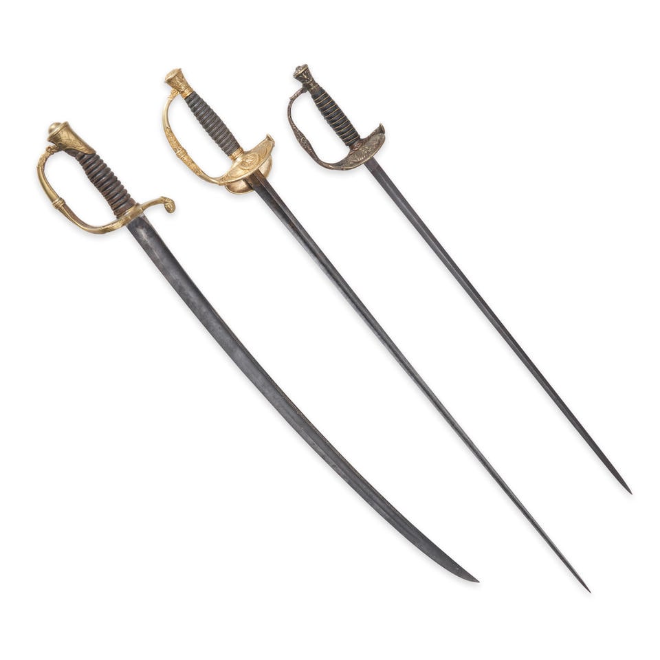 Three French Non-commissioned Officer's Swords, (1 of 1)