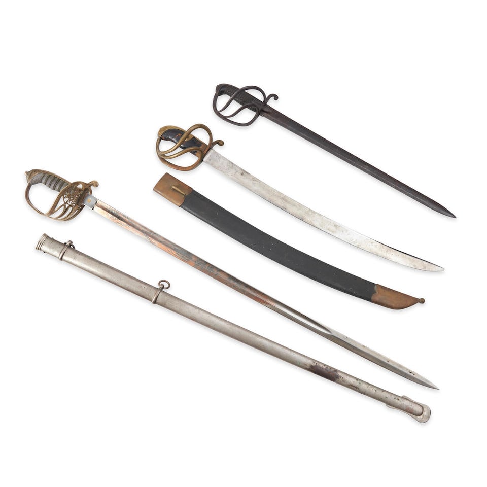 Three 19th Century European Military Swords. (1 of 1)