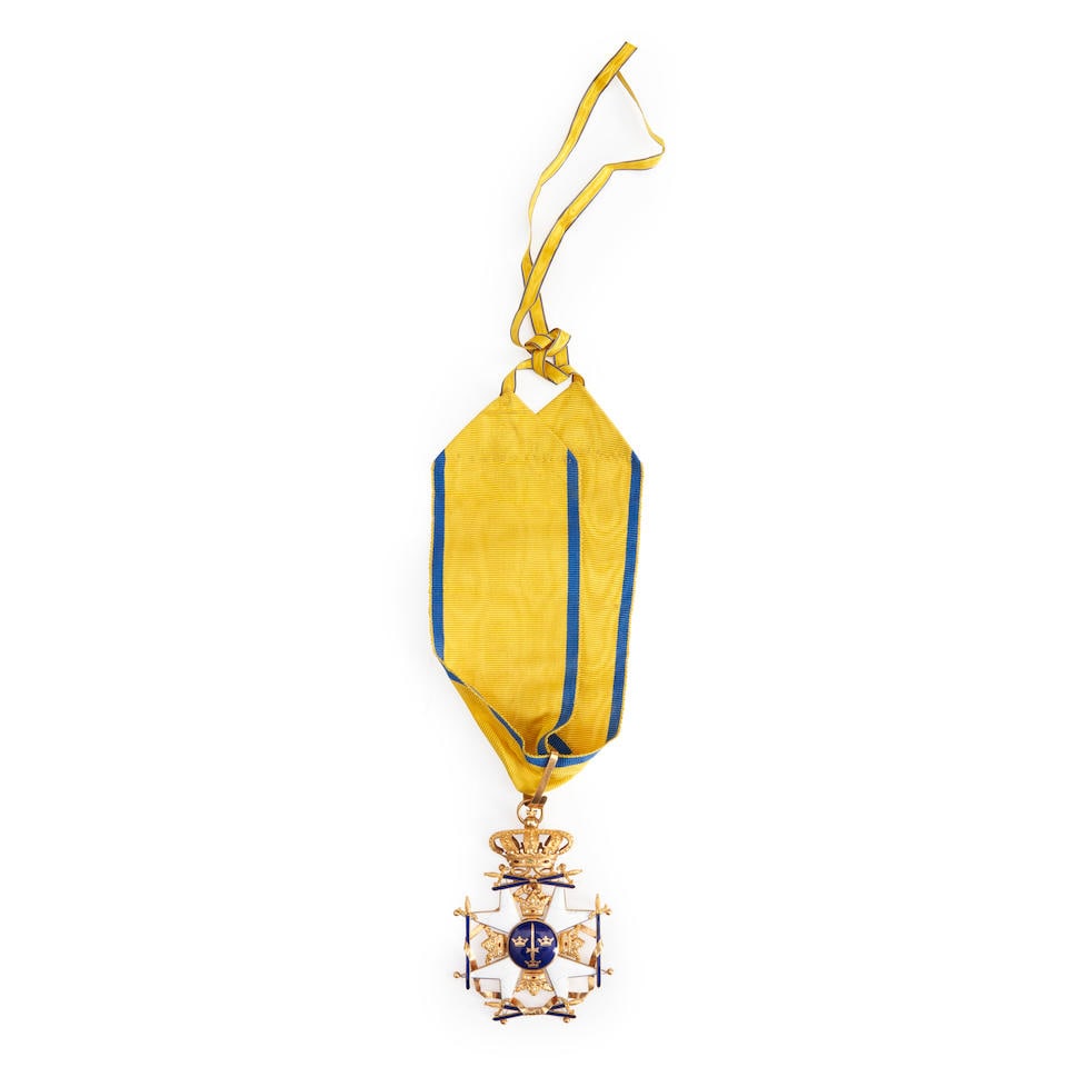 Swedish Order of the Sword First Class Medal, (1 of 2)