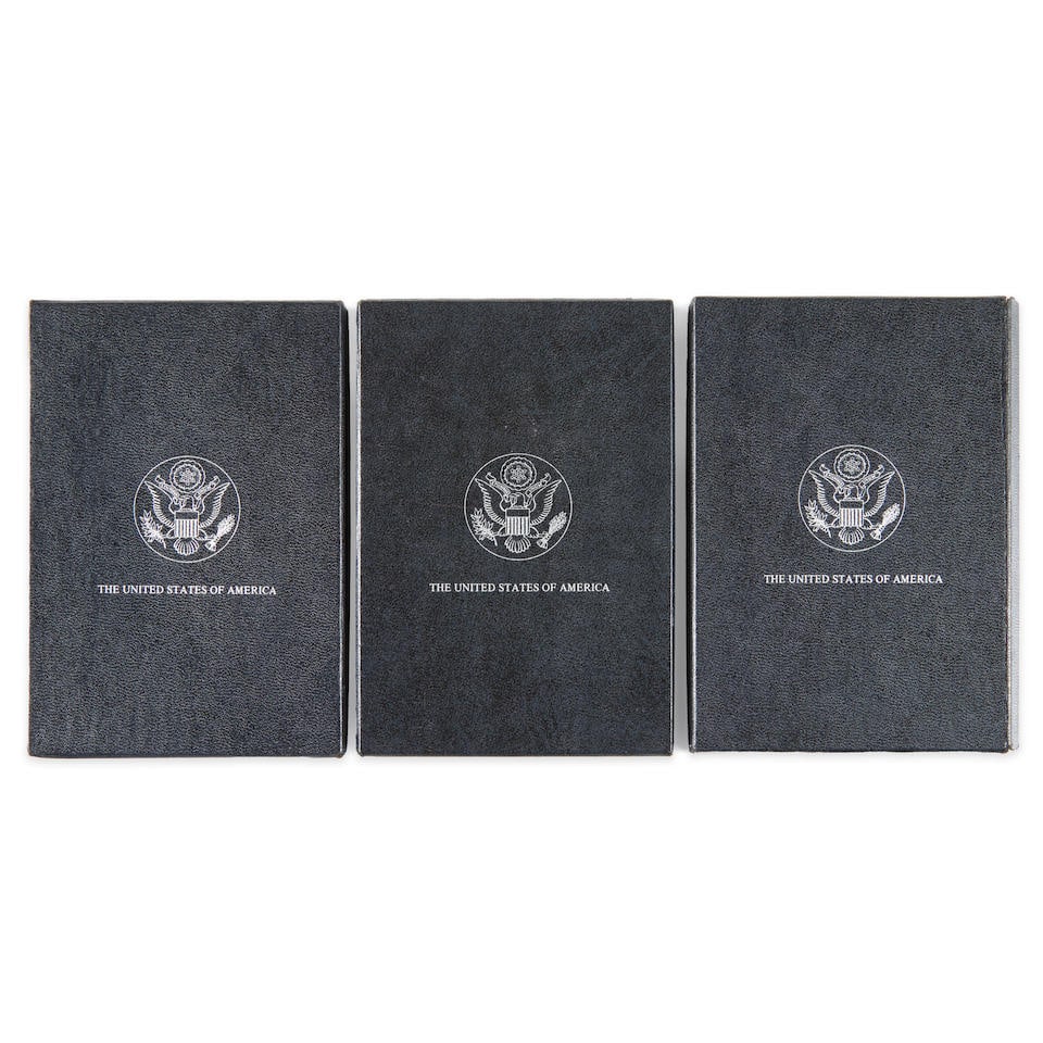 United States Three GSA Hoard Carson City Morgan Dollars, 1882, 1883 and 1884. (1 of 7)